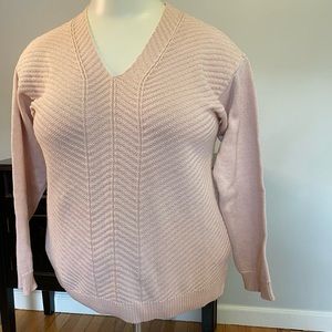 Chaps Light Pink Sweater